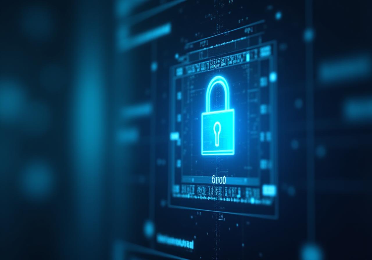 Data security and encryption concept